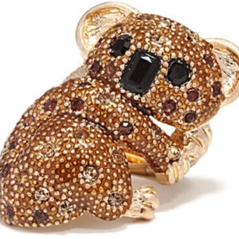 Rachel Roy koala bear ring NWT